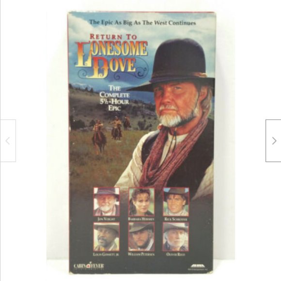 Return to Lonesome Dove (VHS, 1993) 4953E1M - Picture 1 of 10